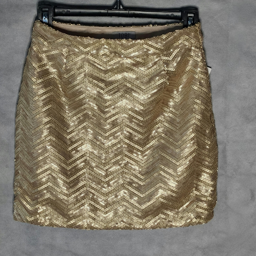 TOBI Sequin Mini Skirt